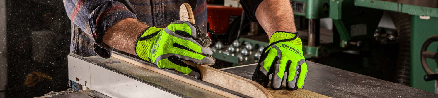 Boss Hi-Vis Gloves