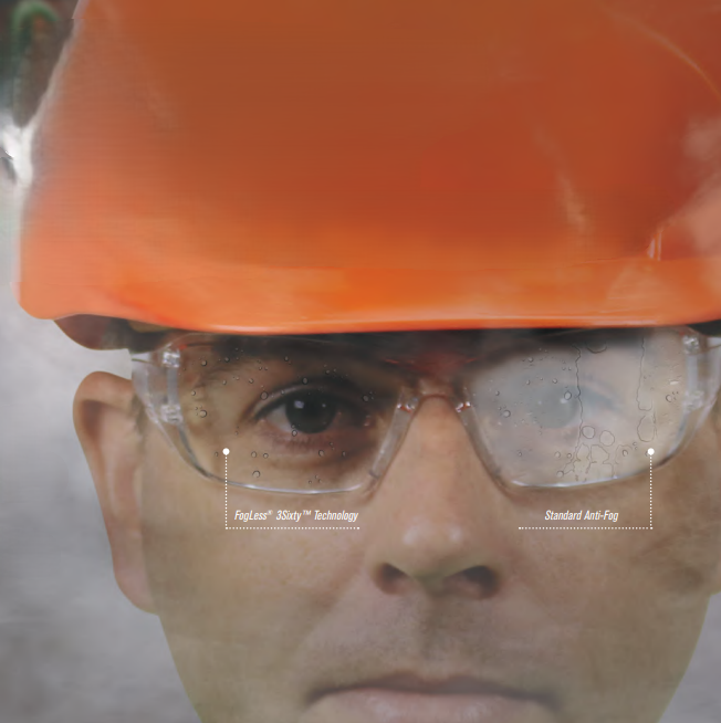 Bouton FogLess 3Sixty Anti-Fog Safety Glasses