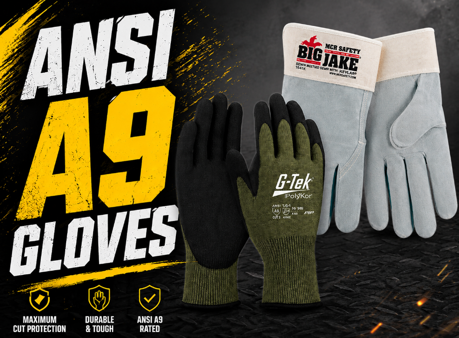 ANSI A9 Cut Resistant Gloves