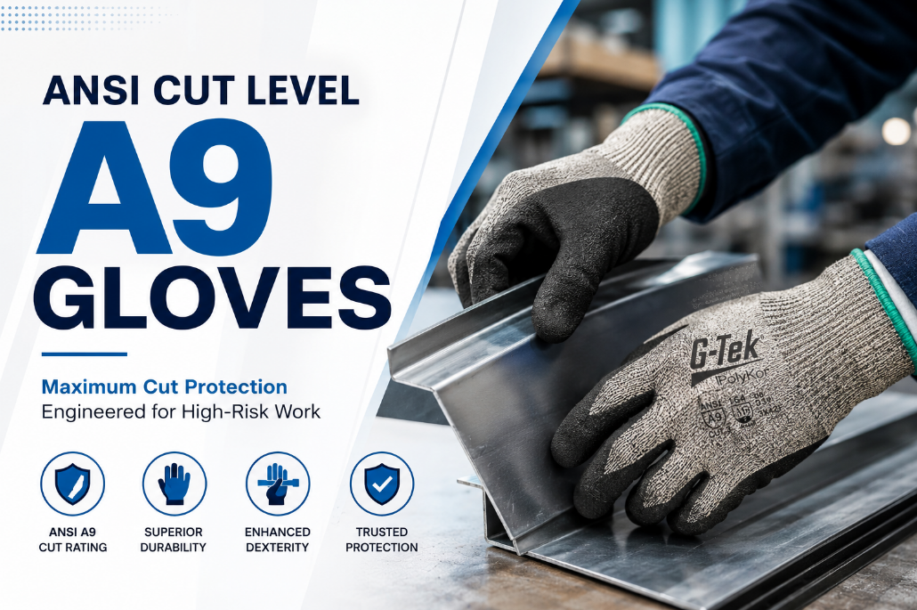 ANSI Cut Level A9 Gloves