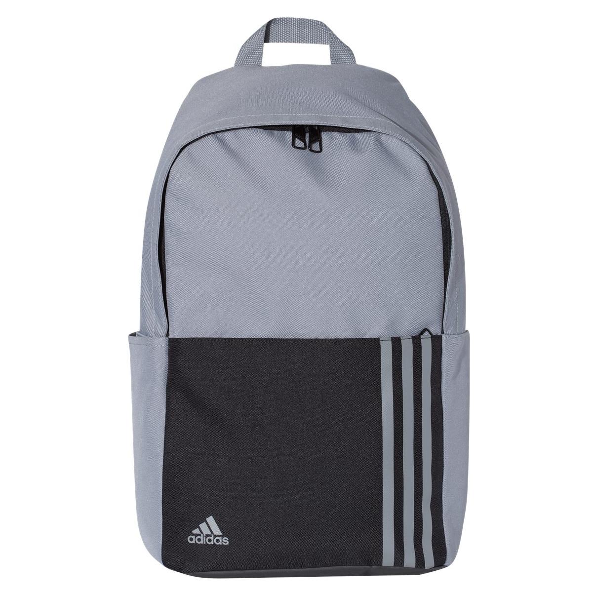 adidas A301 18L 3-Stripes Backpack in Grey.