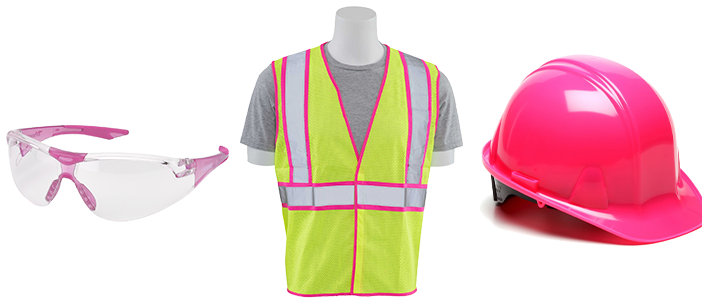 Pink Safety Gear