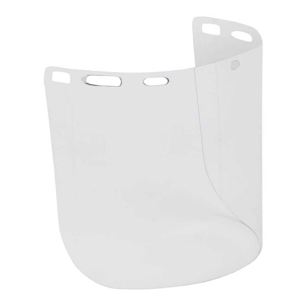 Bouton 251-01-7301 Uncoated Polycarbonate Face Shield - Universal Fit - Clear