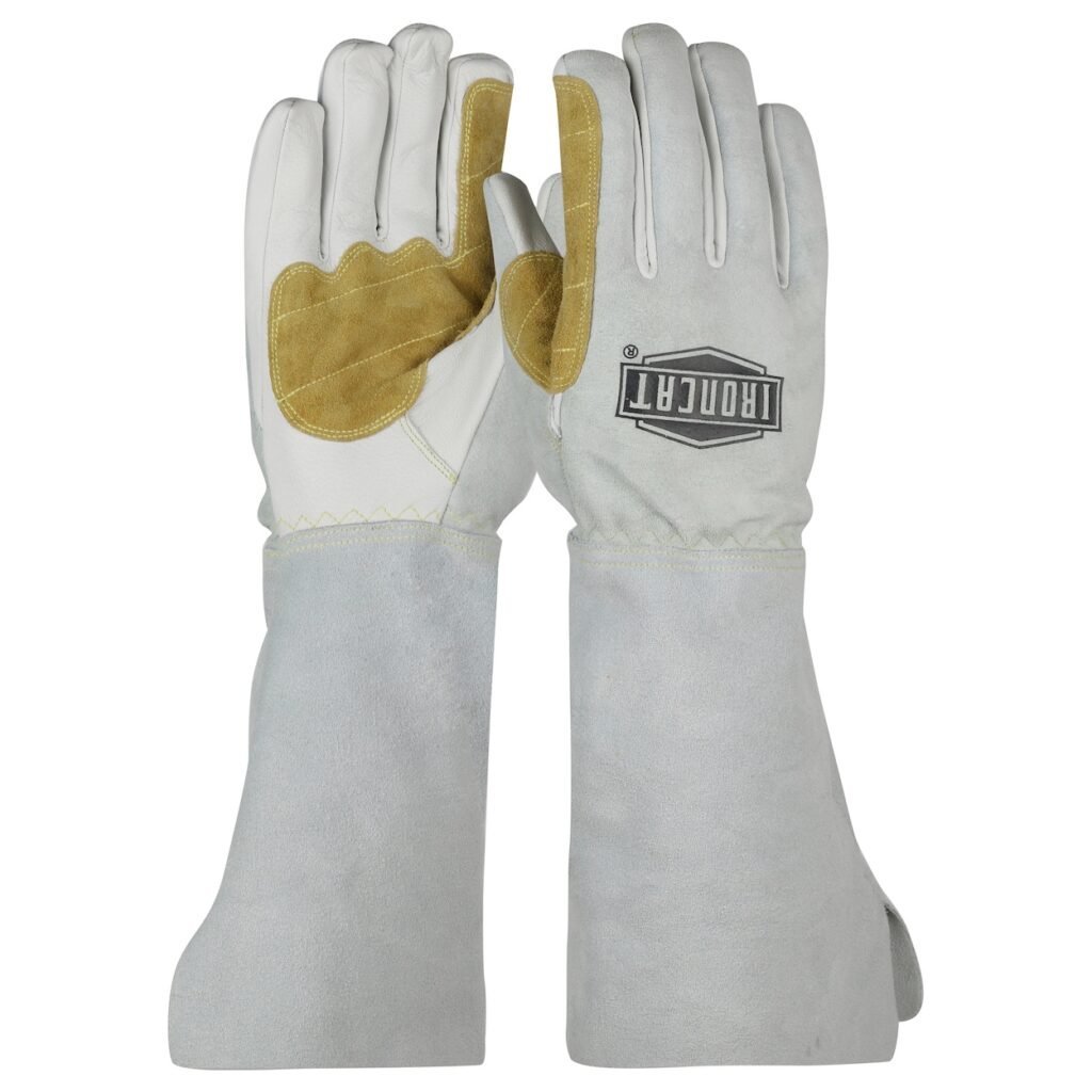 PIP 9072 Ironcat Premium Split Goatskin Mig Welder's Gloves with Climax Aerogel | Ironcat Safety Products