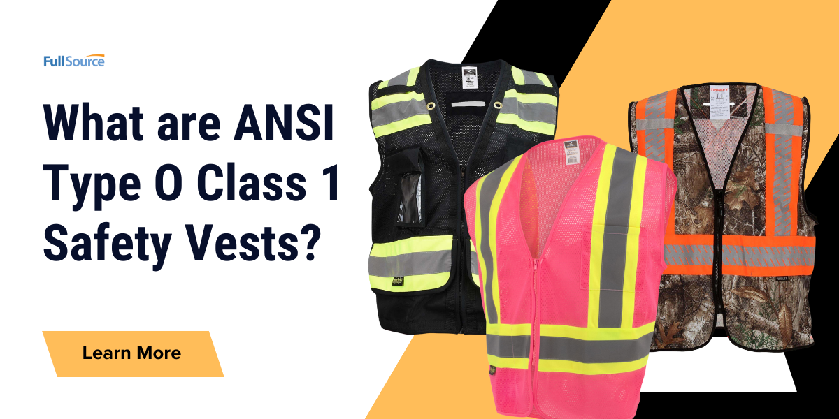 ANSI Type O Class I Safety Vests