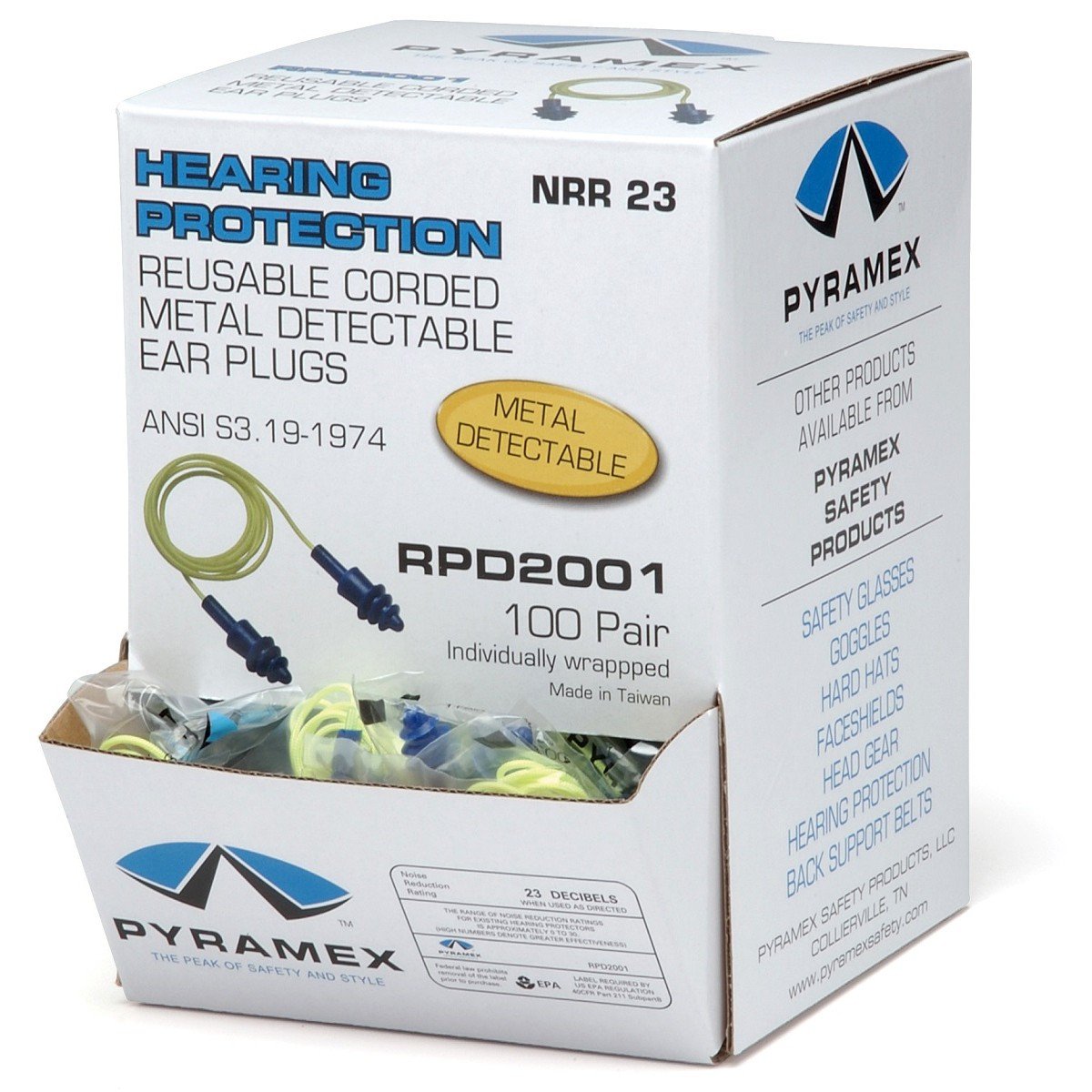 Pyramex RPD2001 Ear Plugs
