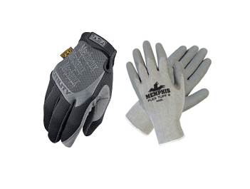 Black and Gray Work Gloves