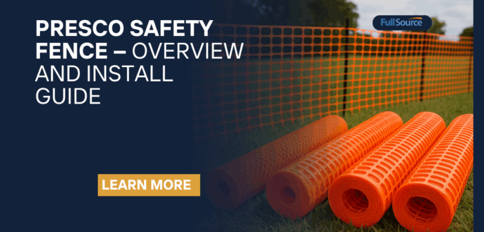 Presco Safety Fence Install Guide