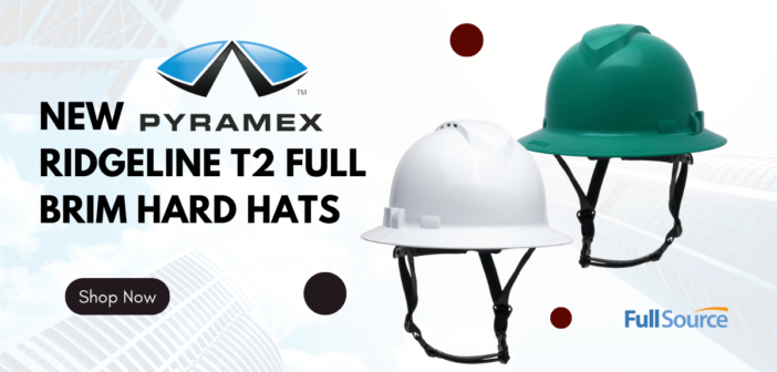 Pyramex Ridgeline T2 Full Brim Hard Hats
