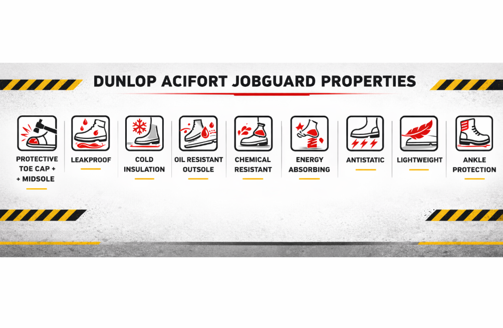 Dunlop Acifort Jobguard Full Safety Boots