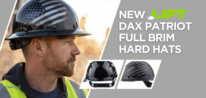 New LIFT DAX Patriot Full Brim Hard Hats