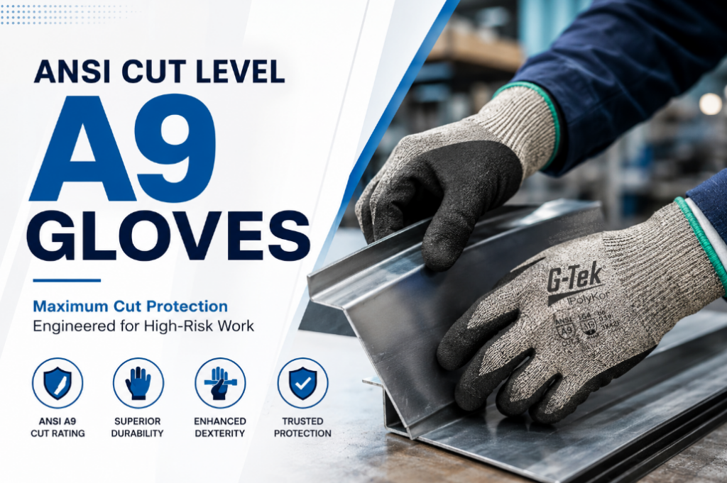 ANSI Cut Level A9 Gloves