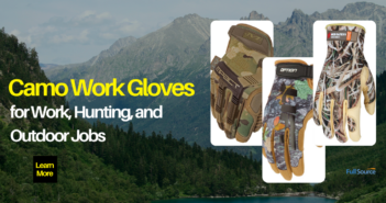 Camo Work Gloves