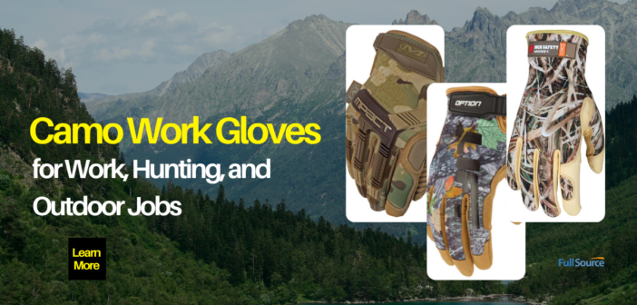Camo Work Gloves